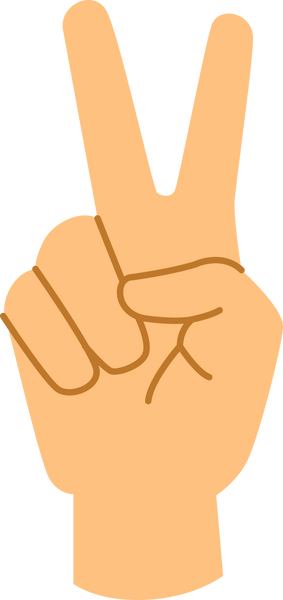 Peace Hand Gesture, Victory Sign